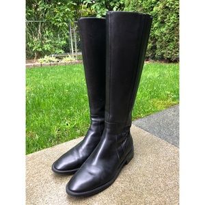 Nine West Leather Riding Boots Size 8